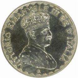 Italian Somaliland. Vittorio Emanuele III (1900-46). Silver Prova 10 Lire. 1925-R.