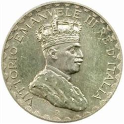 Italian Somaliland. Vittorio Emanuele III (1900-46). Silver Prova di stampa 5 Lire. 1925-R.