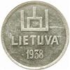 Image 2 : Lithuania. Republic (1918-40). Silver Pattern 2 Litai. 1938.