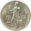 Luxembourg. Charlotte (1919-64). Lot of (2) Silver Pattern 2 Francs. 1923.