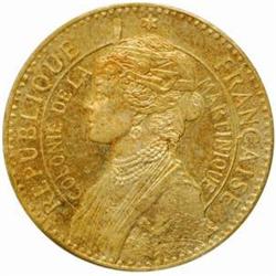 Martinique. French Colony (1635-1946). Copper-Nickel Piefort Essai 50 Cent. 1897.