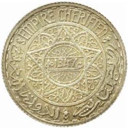 Morocco. Mohammed V (1927-55). 1928 Silver 3-piece Essai Set.