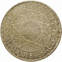 Morocco. Mohammed V (1927-55). Silver Pattern Essai 20 Francs. AH 1347 (1928).