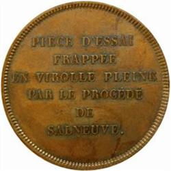 Netherlands. Lodewijk Napoleon (1806-10). Bronze Pattern for the Diameter of the New Rijksdaalder. 1