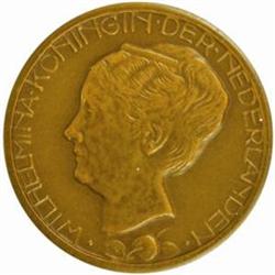 Netherlands. Wilhelmina (1890-1948). Bronze Pattern 2 1/2 Gulden. 1929.