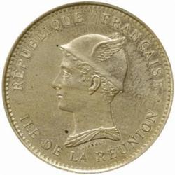 Reunion. French Colony (1662-1946). Copper-Nickel Essai 1 Franc and 50 Cent. 1896.