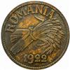 Image 1 : Romania. Ferdinand I (1914-27). Copper Pattern 5 Lei. 1922.