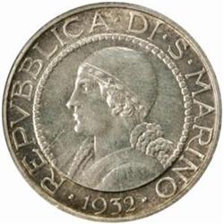 San Marino. Republic (350 AD-). 1932 3-piece Prova Set.