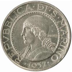 San Marino. Republic (350 AD-). 1937 3-piece Prova Set.