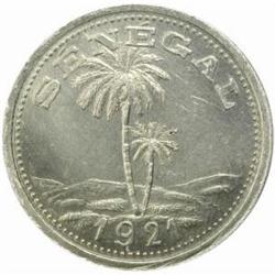 Senegal, Ziguinchor. French Colony (1626-1958). Aluminum Chamber of Commerce 1 Franc Token. 1921.