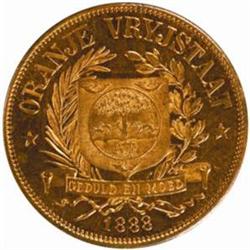 South Africa. Orange Free State. Bronze Pattern Penny. 1888-V.