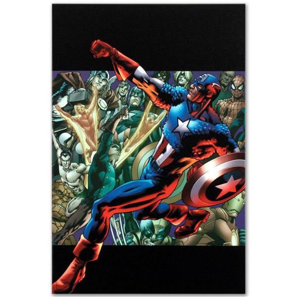 Marvel Comics "Captain America: Man Out of Time #5" Numbered Limited Edition Giclee on Canvas by Bry