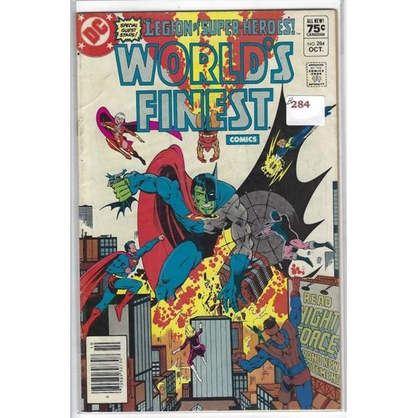 DC COMICS WORLDS FINEST #284 OCT 75¢