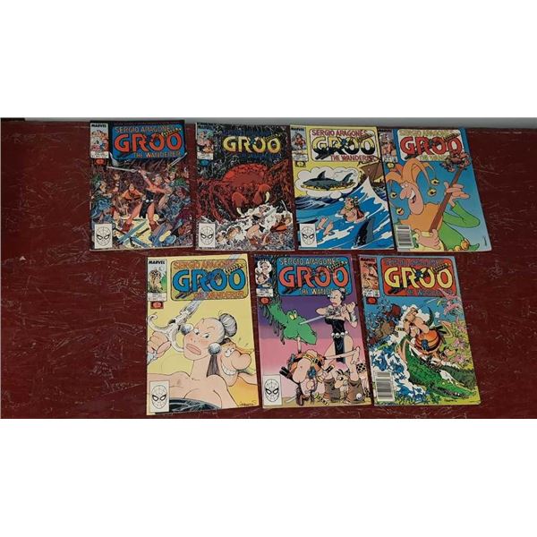 7 Vintage Groo The Wanderer Marvel Comics