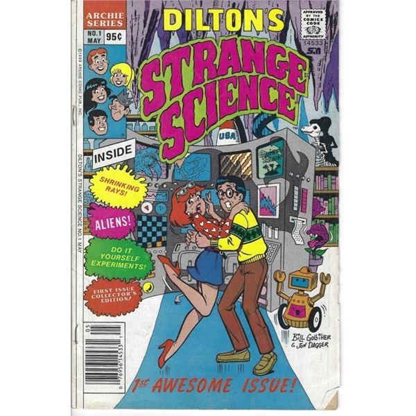 ARCHIE COMICS DILTON'S STRANGE SCIENCE #1 MAY 95 ¢ 14533