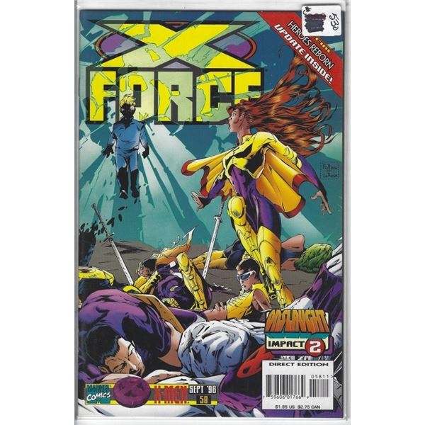 MARVEL X-FORCE COMIC BOOK ONSAUGHT IMPACT 2