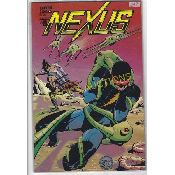 "NEXUS" CAPITAL COMICS #6 $1.75 (US) $2.25 (CAN)