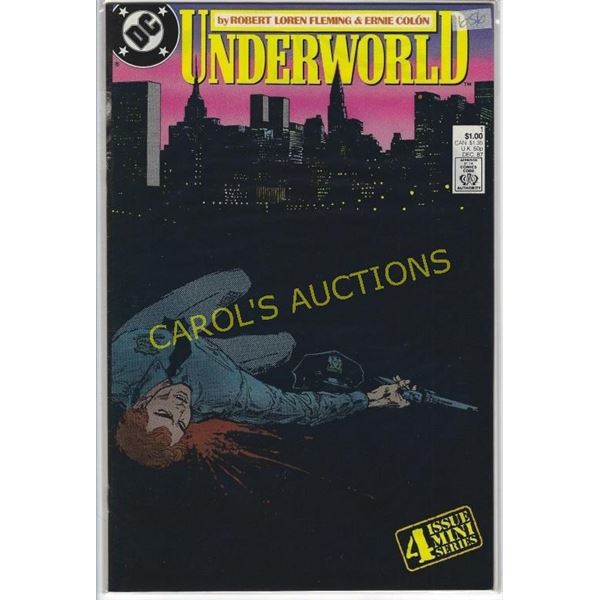 1987  UNDERWORLD  DC COMIC #1 DEC $1.00 (US) $1.35 (CAN) 50p (UK)