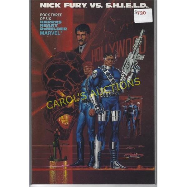 "NICK FURY VS. S.H.I.E.L.D." 3/6 MARVEL COMIC