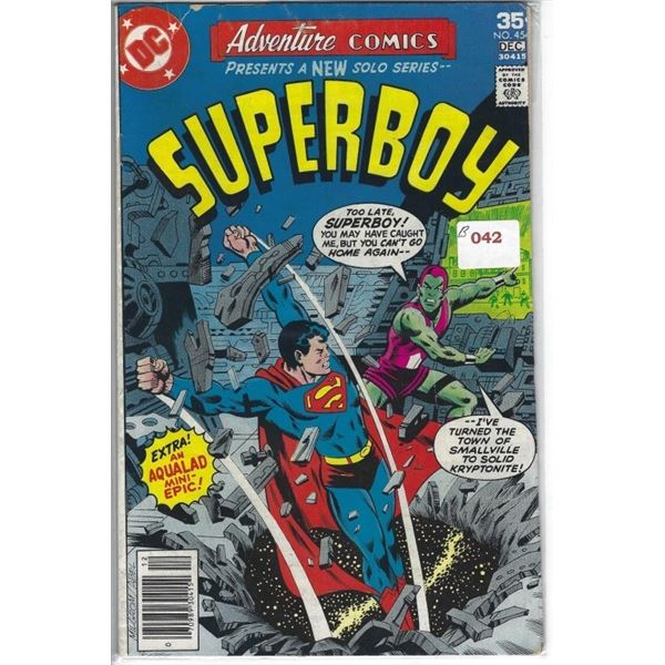 DC ADVENTURE COMICS SUPERBOY #45 DEC 35 CENTS 30415