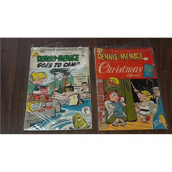 Pair of vintage Dennis the Menace comics