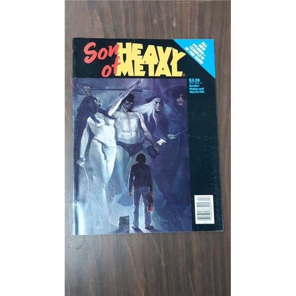 SON OF HEAVY METAL MAGAZINE MAY 1984 $3.50