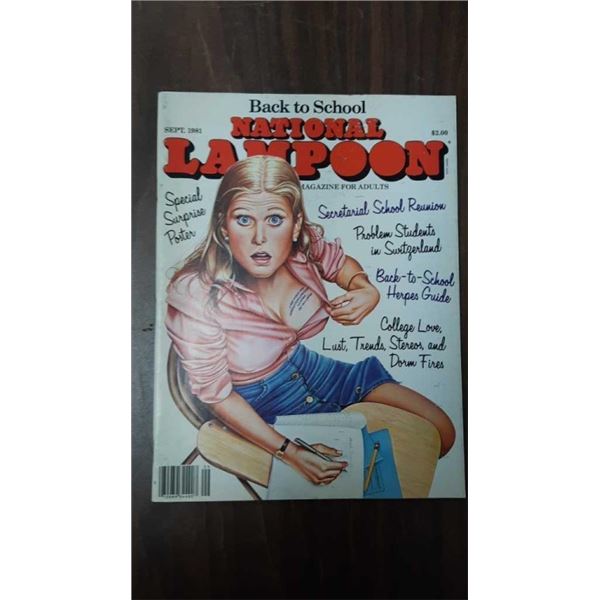 NATIONAL LAMPOON MAGAZINE SEPT 1981 $2.00