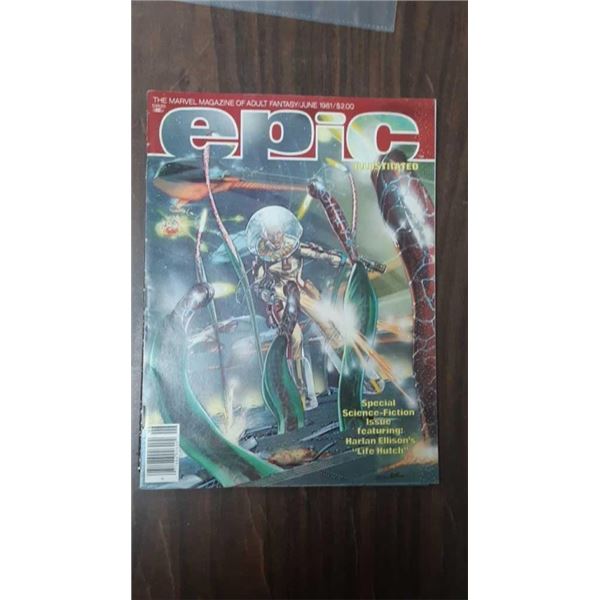 MARVEL EPIC MAGAZINE JUNE 1981 $2.00