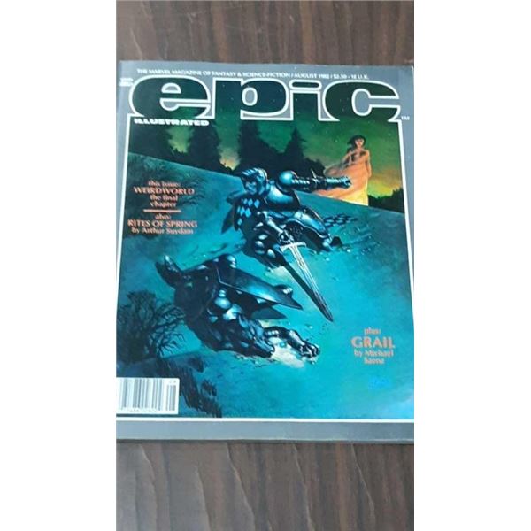 MARVEL EPIC MAGAZINE AUGUST 1982 $2.50