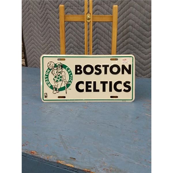 Boston Celtic license plate 6x12