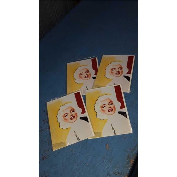 4 new Marilyn Monroe note cards with envelopes 5 in by 7 in