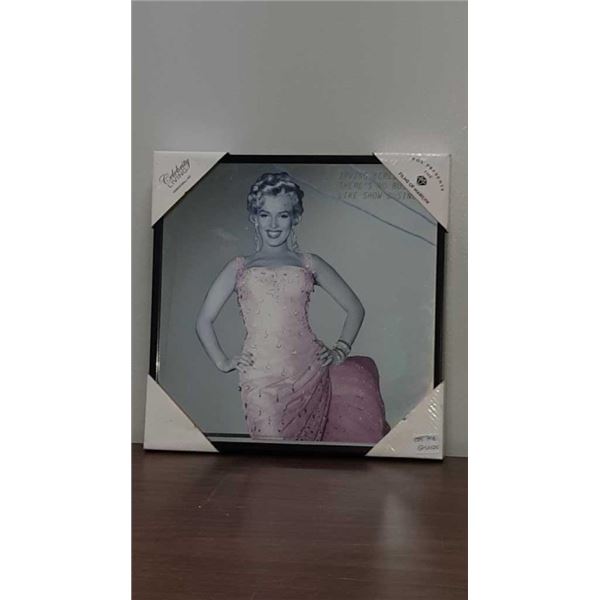 Vintage Marilyn Monroe There's No Business Like Show Business mirror 12.5 in by 12.5 in 20th Century