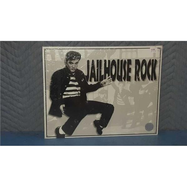 New Elvis Presley Jailhouse Rock metal sign 12.5 inches by 16 inches