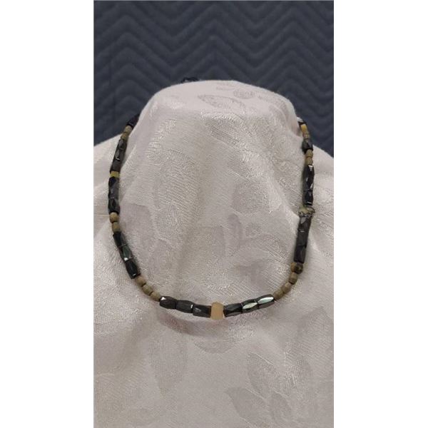Metallic necklace or bracelet 19 in Long