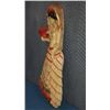 Image 4 : Vintage chalkware flamingo dancer made in Canada 30 in by 10.5 in by 3.5 in need some TLC
