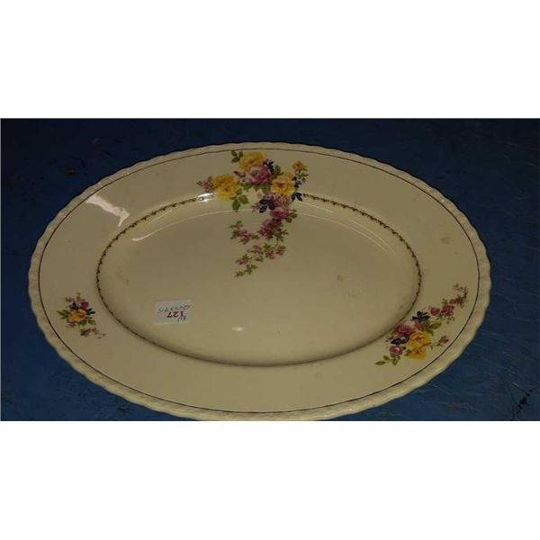 Antique Myott platter 12.25" X  9.5"M made in England