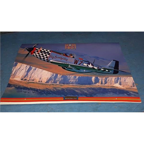 2021 ghost calendar aviation in World War II 20 inch by 14 inch