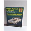 Image 1 : HAYNES DODGE/PLYMOUTH 1971-1989 MANUAL