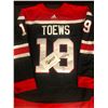 Image 2 : JONATHAN TOEWS SIGNED BLACKHAWKS ADIZERO REVERSE RETRO JERSEY 28/119 (FRAMEWORTH COA)