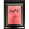 Image 1 : SEINFELD CAST SIGNED AND FRAMED SCRIPT COVER ( RA COA)