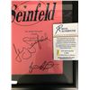Image 2 : SEINFELD CAST SIGNED AND FRAMED SCRIPT COVER ( RA COA)