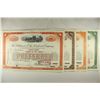 Image 2 : 4 ASSORTED VINTAGE RAILROAD STOCK CERTIFICATES