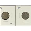 Image 1 : 1875 & 1887 SEATED LIBERTY DIMES