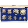 Image 2 : 1979 JAMAICA PROOF SET, 9 COINS $5 & $10 ARE SILV.