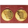 Image 2 : 2-GOLD PLATED 1 OZ. SILVER ROUNDS, THE HARP SEAL &