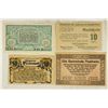 Image 2 : 4-GERMAN 10 HELLER NOTGELD BILLS ALL 1920