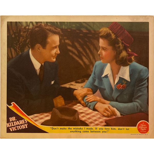 Dr. Kildare's Victory 1942 original vintage lobby card
