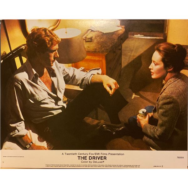 The Driver 1978 original vintage lobby card