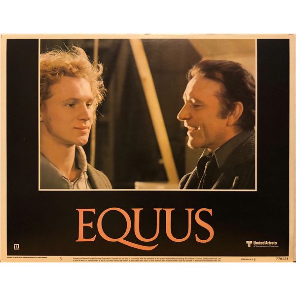 Equus 1977 original vintage lobby card