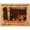 Image 1 : Dreamboat 1952 original vintage lobby card